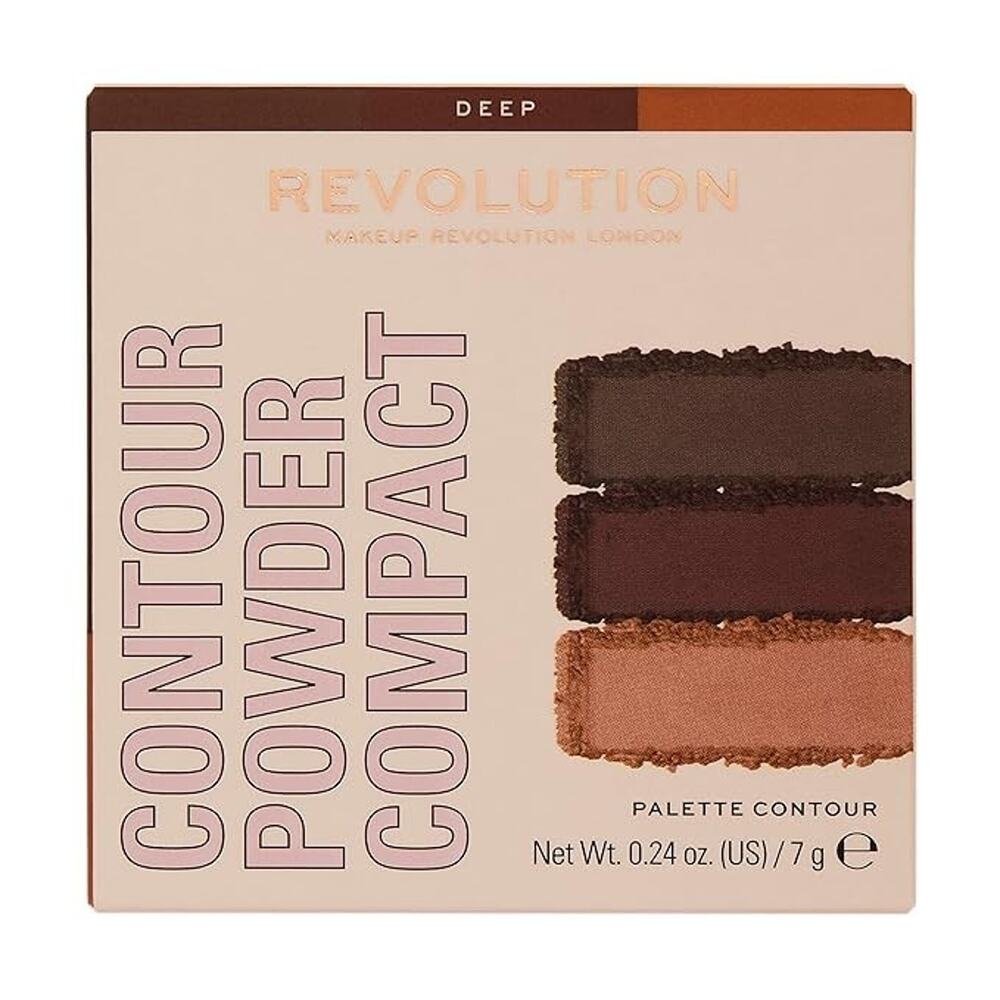 New Makeup Revolution Deep Face Sculpting‎ Palette Contour Powder Compact 7g